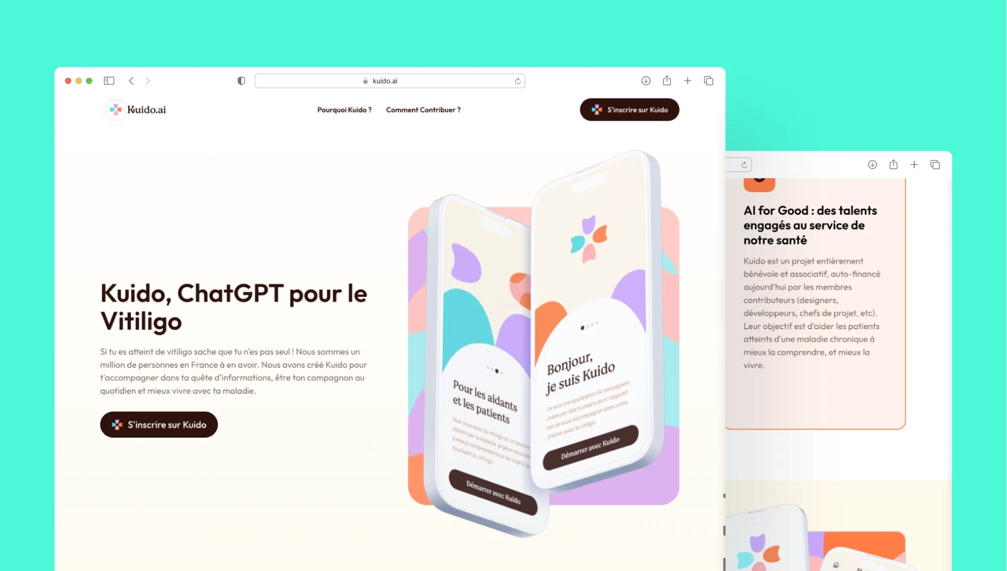 Landing page de Kuido.ai