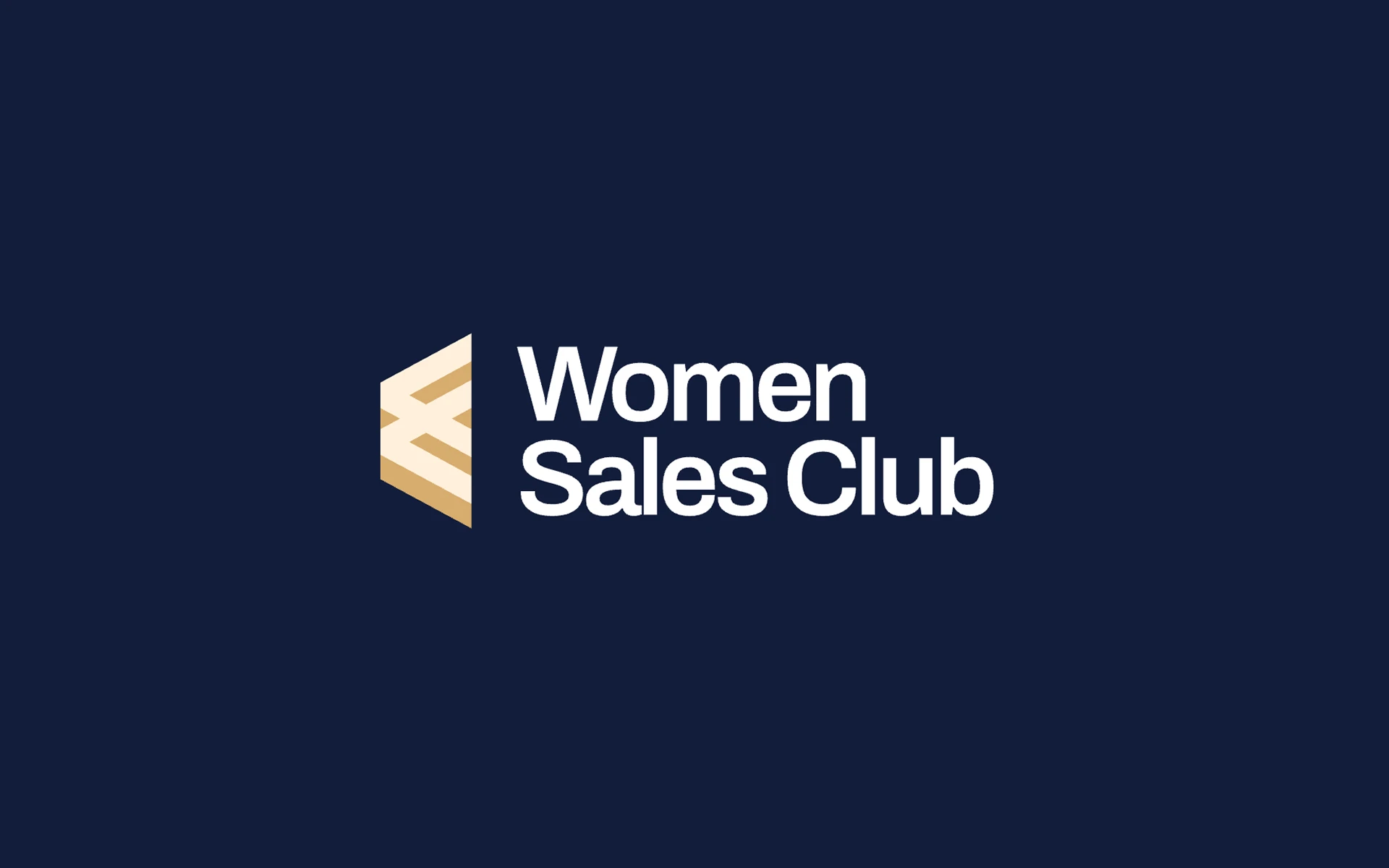Page d’accueil du site Women Sales Club